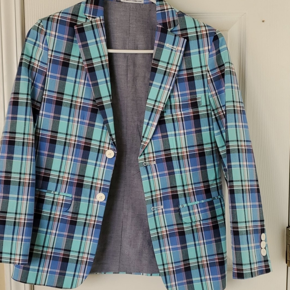 Boy's plaid blazer